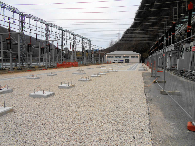 Electrical substation 132kV in Nove (TV)